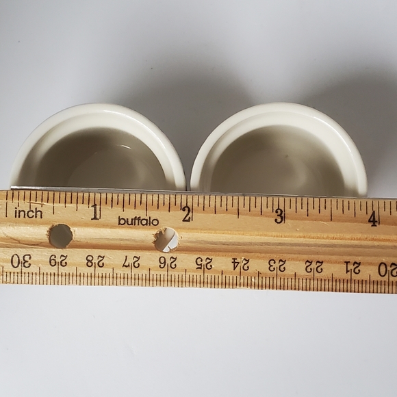 Vintage Mid Century VALENCIA Daisy Design Egg Cups Villeroy & Boch Luxembourg - Picture 8 of 8